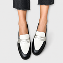 XIARA™ | MOCASINES NEGROS METALIZADOS