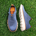 Zapatos Transpirables Ultracomfort: Azul-blanco