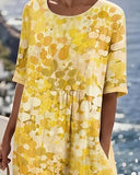 Nicolasa™ | Vestido Midi Floral Corte A