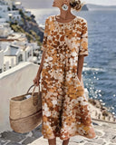 Nicolasa™ | Vestido Midi Floral Corte A