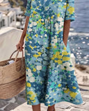 Nicolasa™ | Vestido Midi Floral Corte A