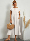 GABRIELA™ | VESTIDO MIDI FLUIDO DE ELEGANCIA ATEMPORAL