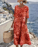 Nicolasa™ | Vestido Midi Floral Corte A