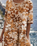 Nicolasa™ | Vestido Midi Floral Corte A